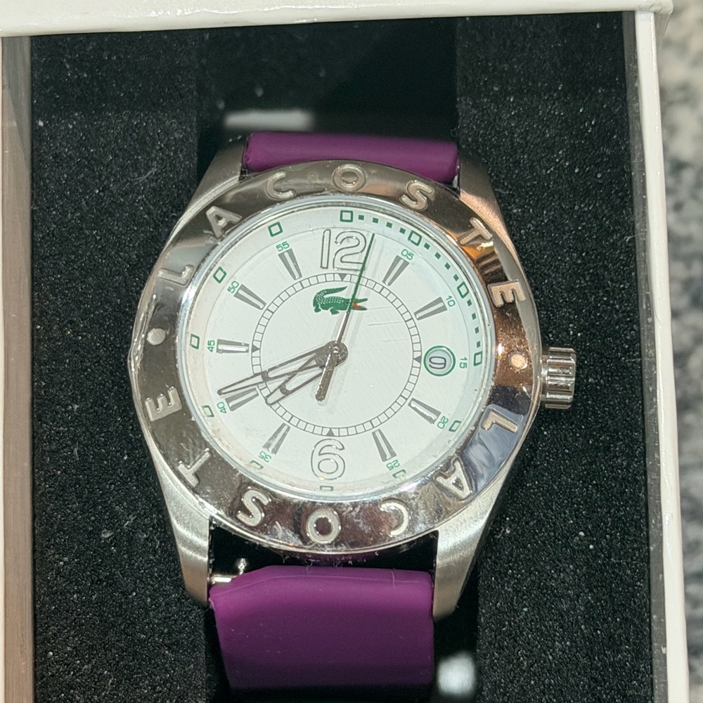 Lacoste 2000507 NEW Women's Watch Quartz Movement Analog Display  Stainless